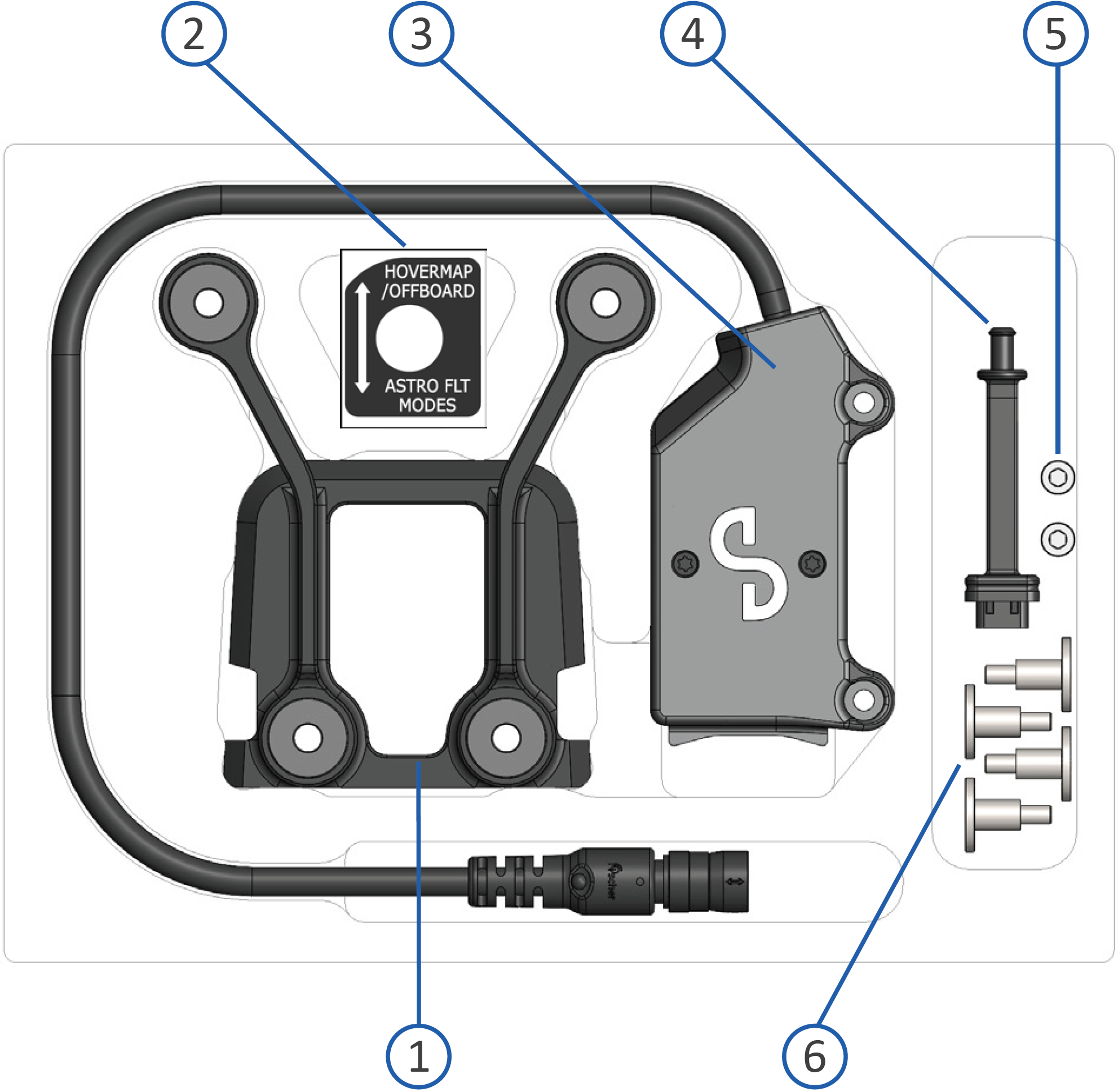 Diagram showing components with labels for installation and operation instructions.